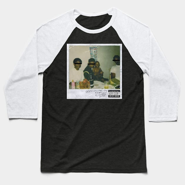 good kid, m.A.A.d city - Alternative Cover Baseball T-Shirt by M.I.M.P.